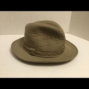 Vintage Men’s London Fog Fedora Tan Size Medium